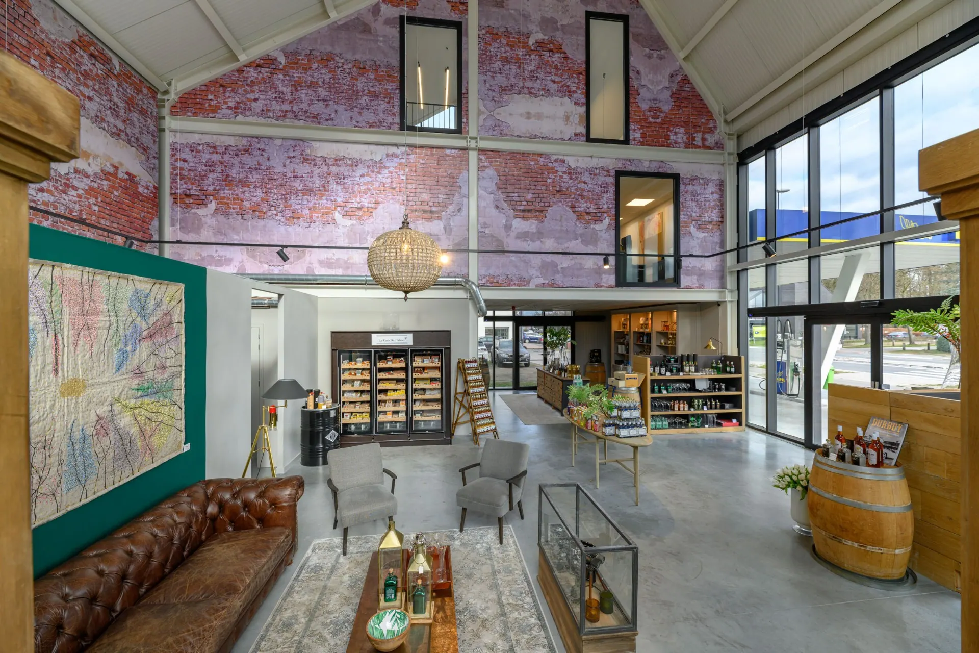 Grootformaat wandprint — interieur